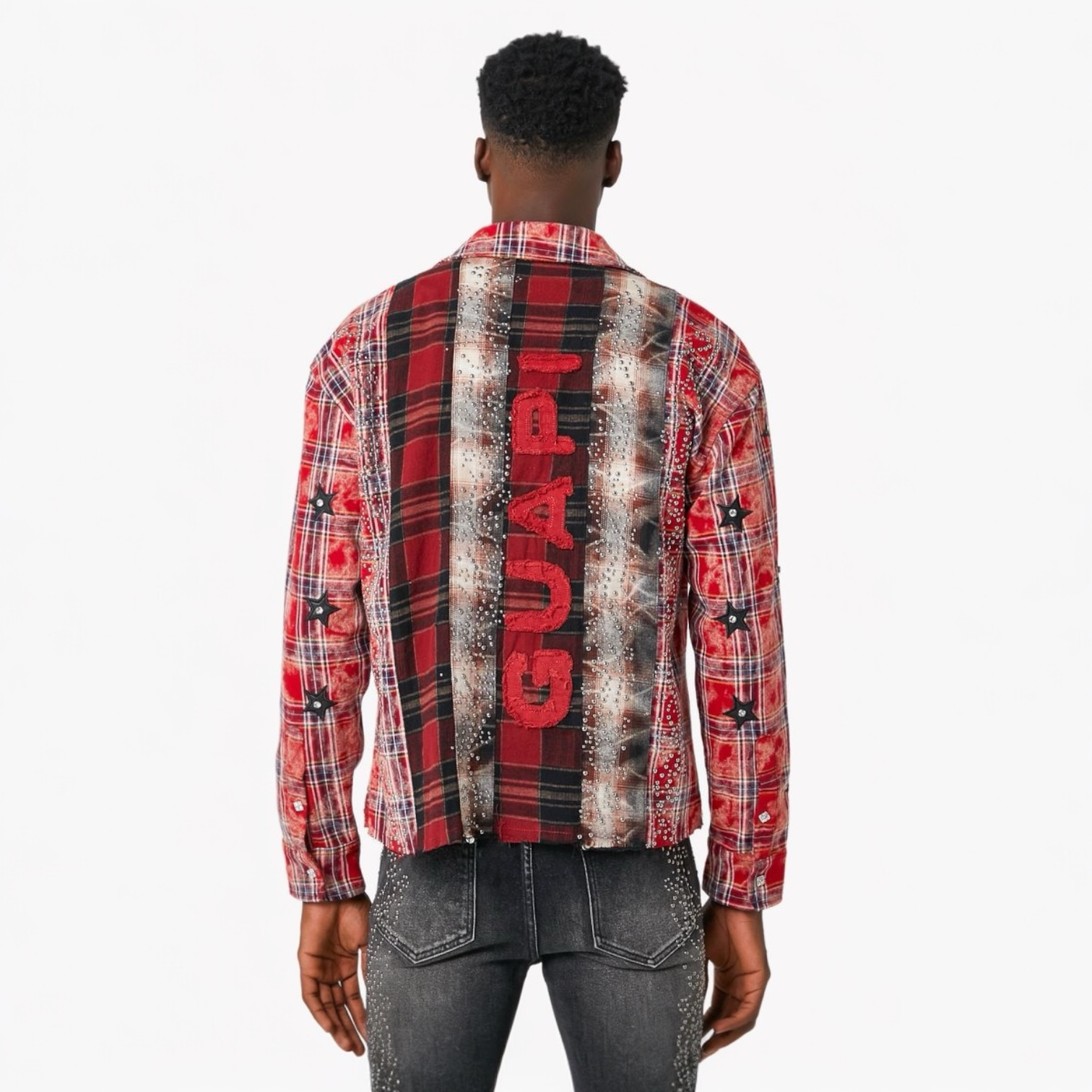 Guapi Blood Red Patch Flannel