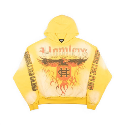 Howler Eagle Flame Yellow Hoodie