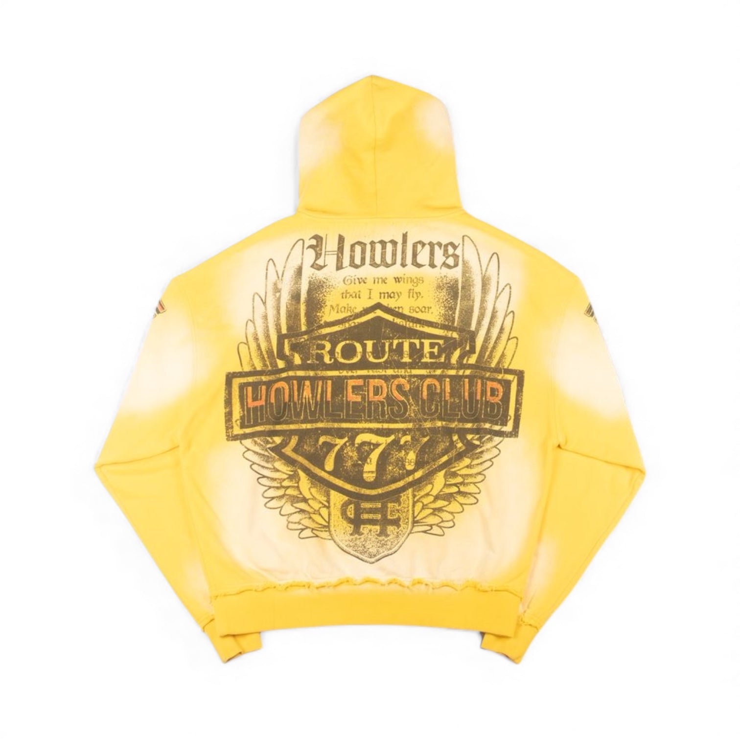 Howler Eagle Flame Yellow Hoodie