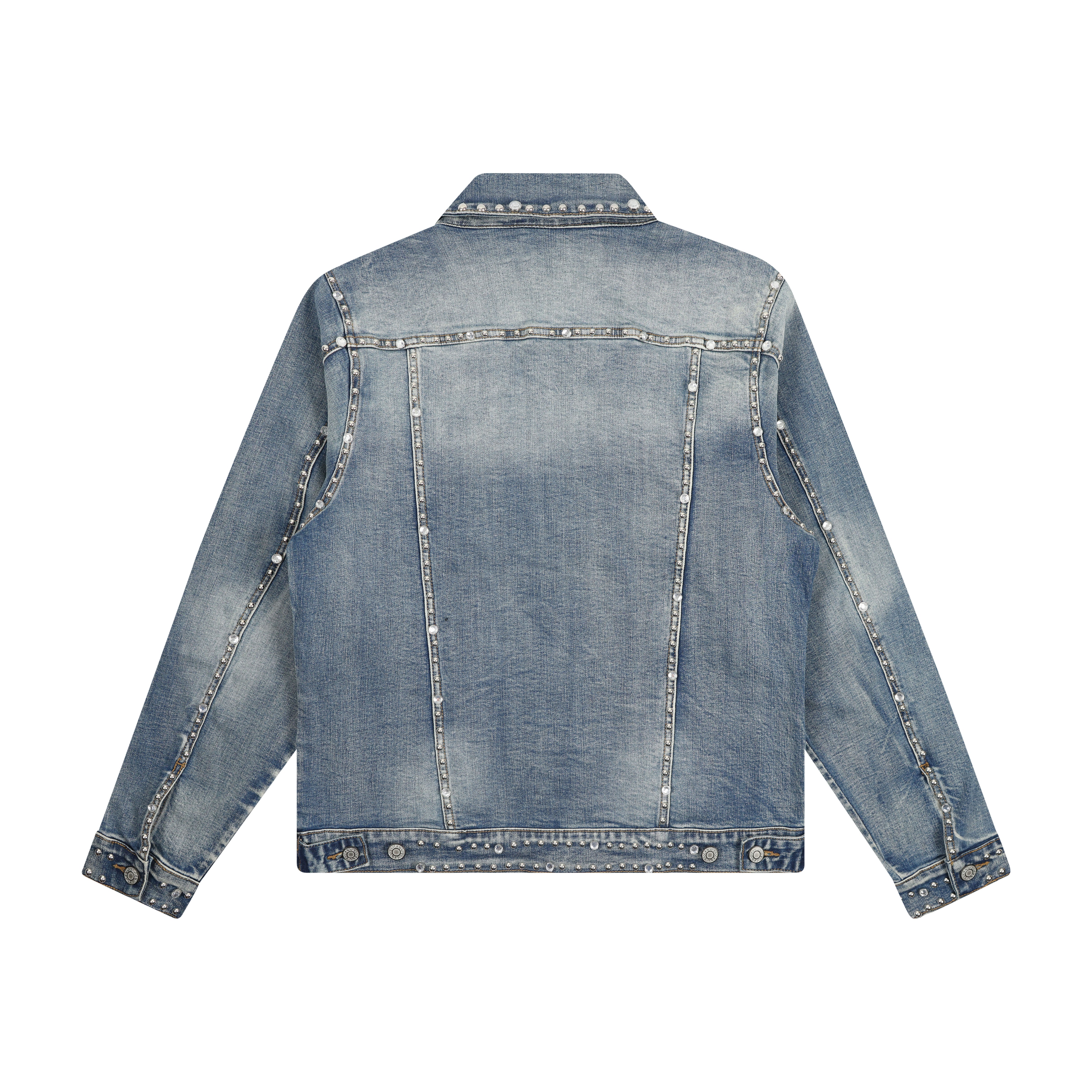 8keys Denim Studded Jacket (Blue)