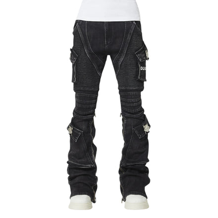 Guapi Vintage Black Oblivion Biker Denim