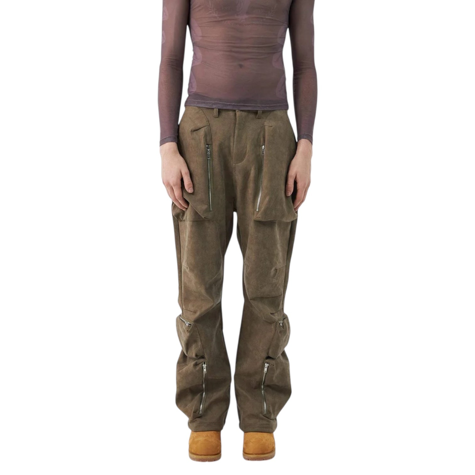 Saint Perry Khaki Cargo Pants
