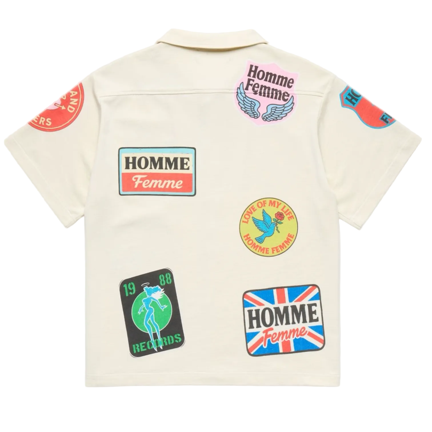 Homme Femme Heartbreak Button Down (Cream)