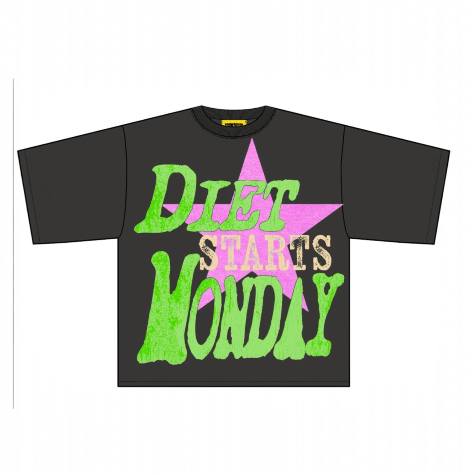 DSM Jumbo Star Tee-Vintage Black