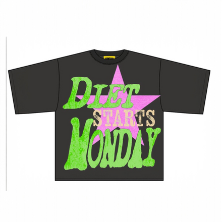 DSM Jumbo Star Tee-Vintage Black
