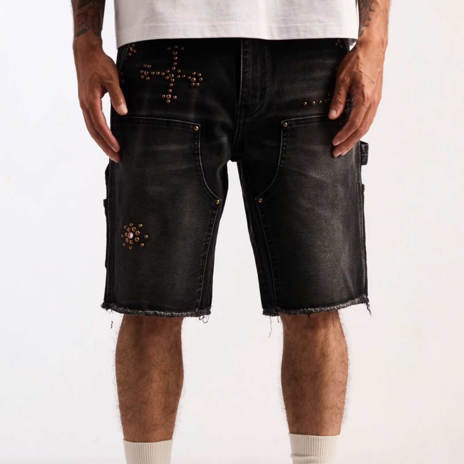 Embellish SHADOW SHORTS (WASHED BLACK)