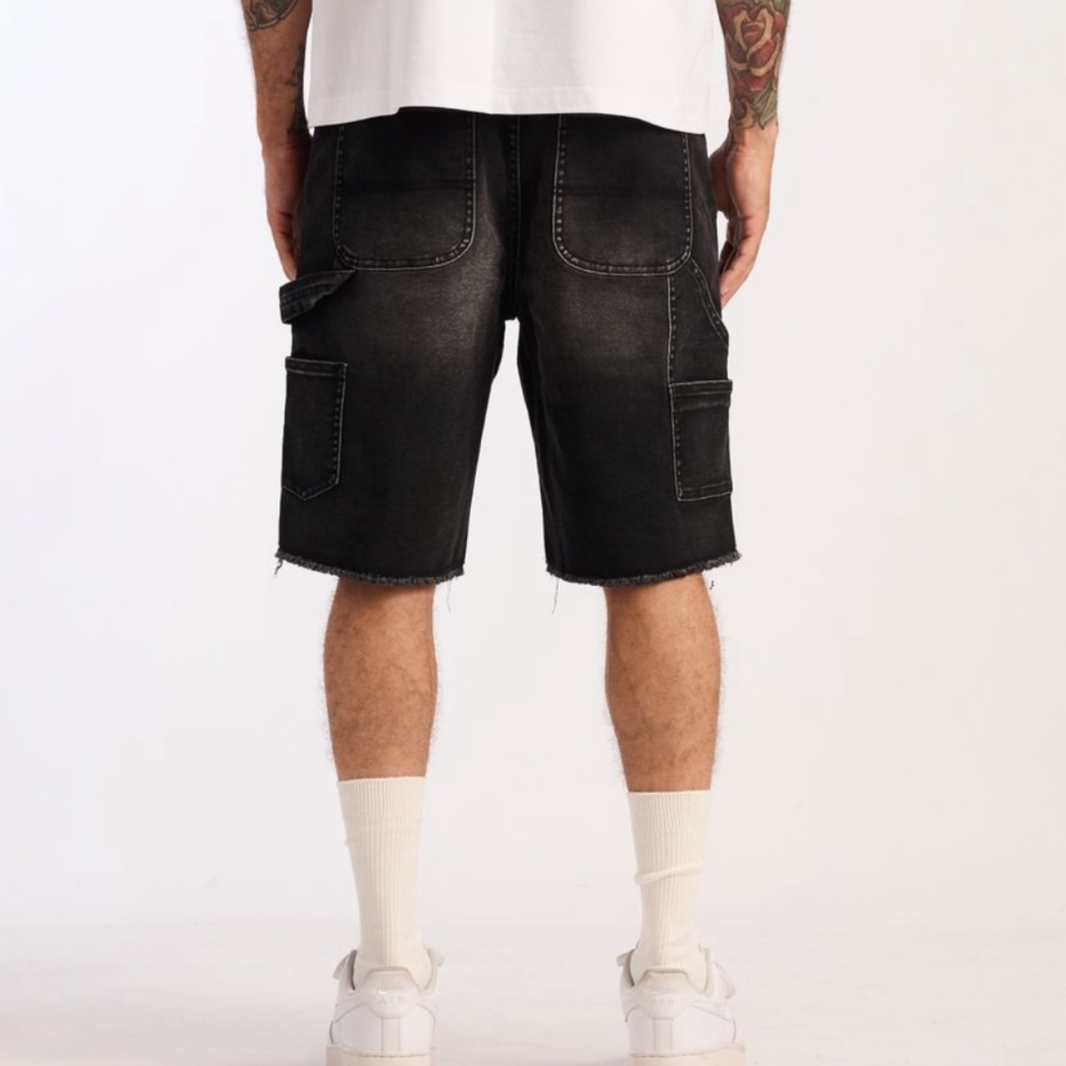 Embellish SHADOW SHORTS (WASHED BLACK)