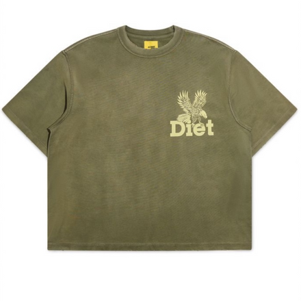 DSM Winged Eagle Tee-Washed Olive