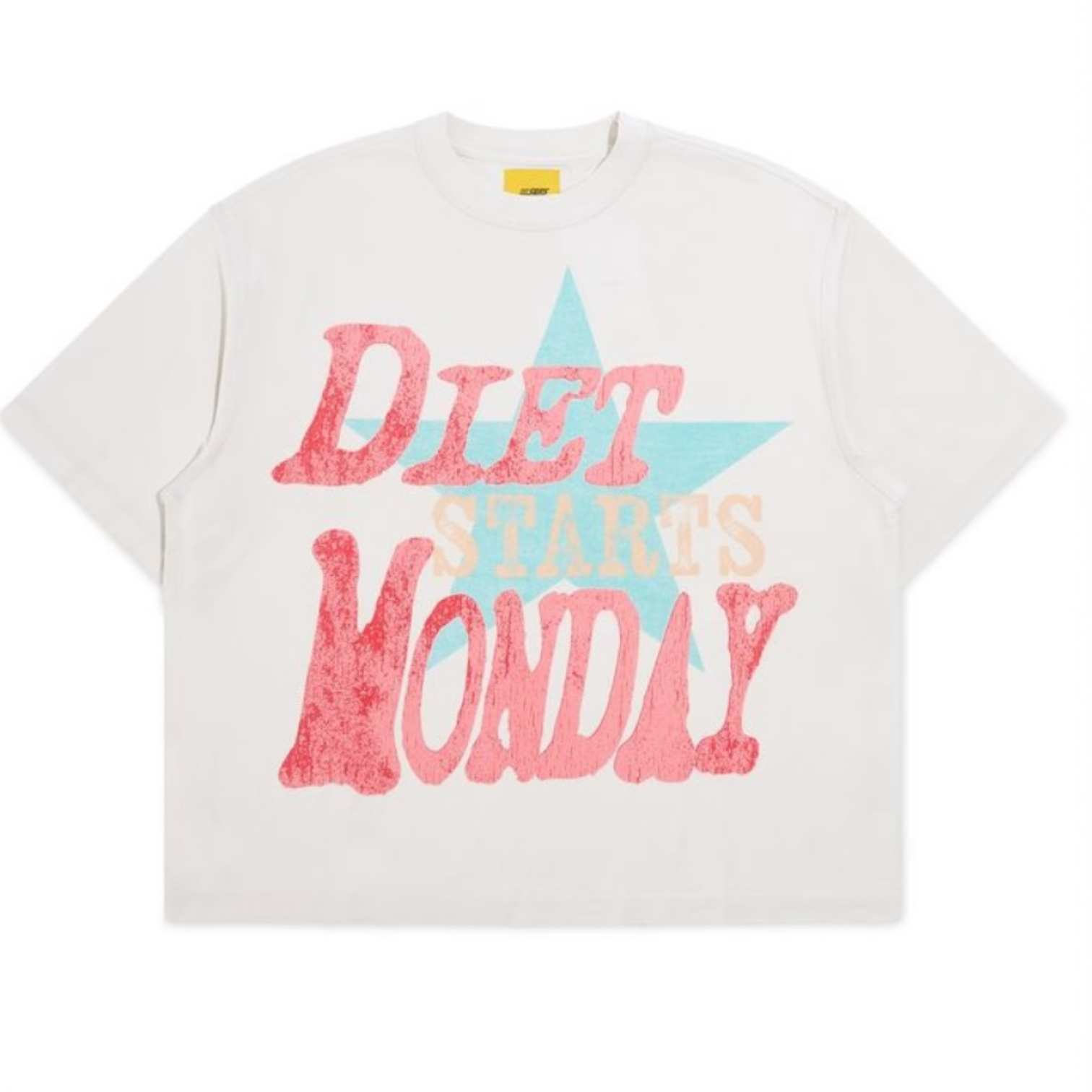 Dsm Jumbo Star Tee-Antique White