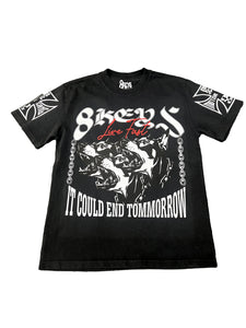 Black Motorgang T-shirt 8keys