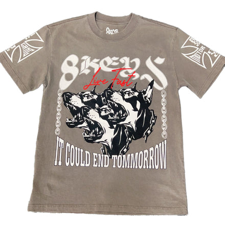 Grey Motorgang T-shirt 8keys