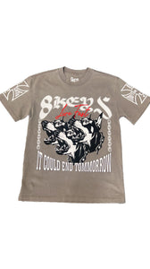 Grey Motorgang T-shirt 8keys