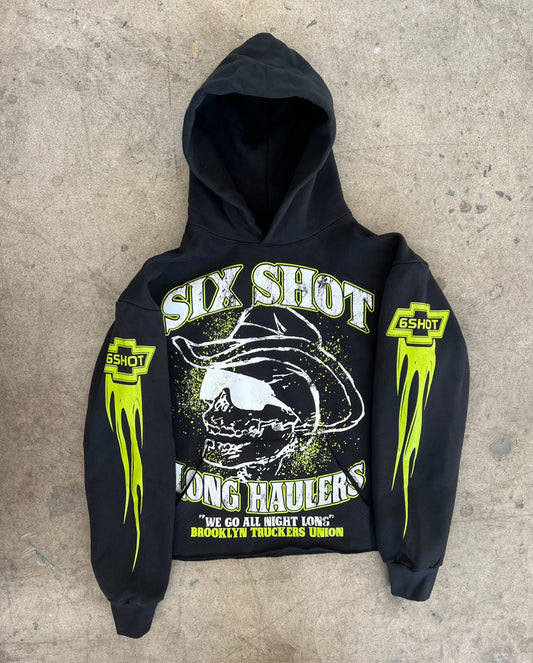 SixShot Blk/Neon Hoodie