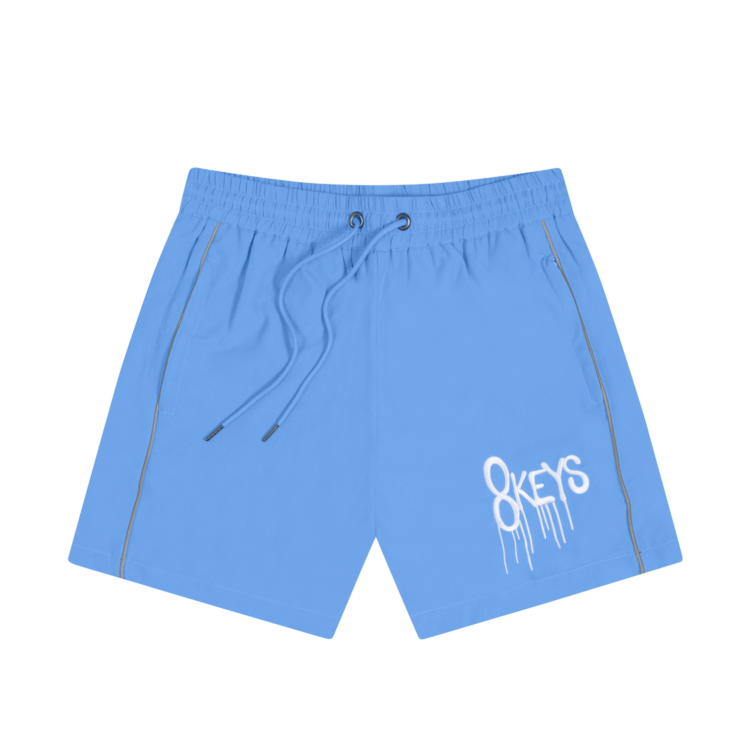 Baby Blue Nylon Shorts