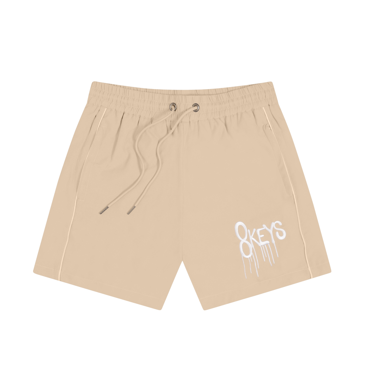 Tan Nylon 8keys Shorts