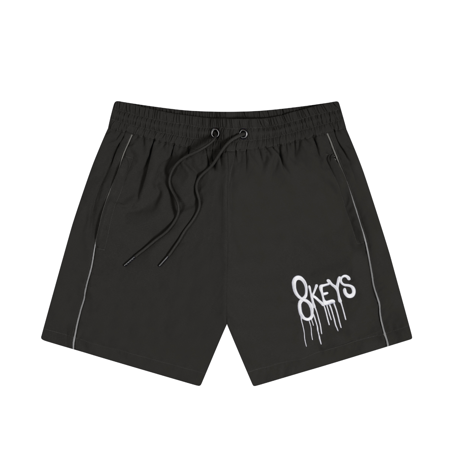 Black Nylon Shorts