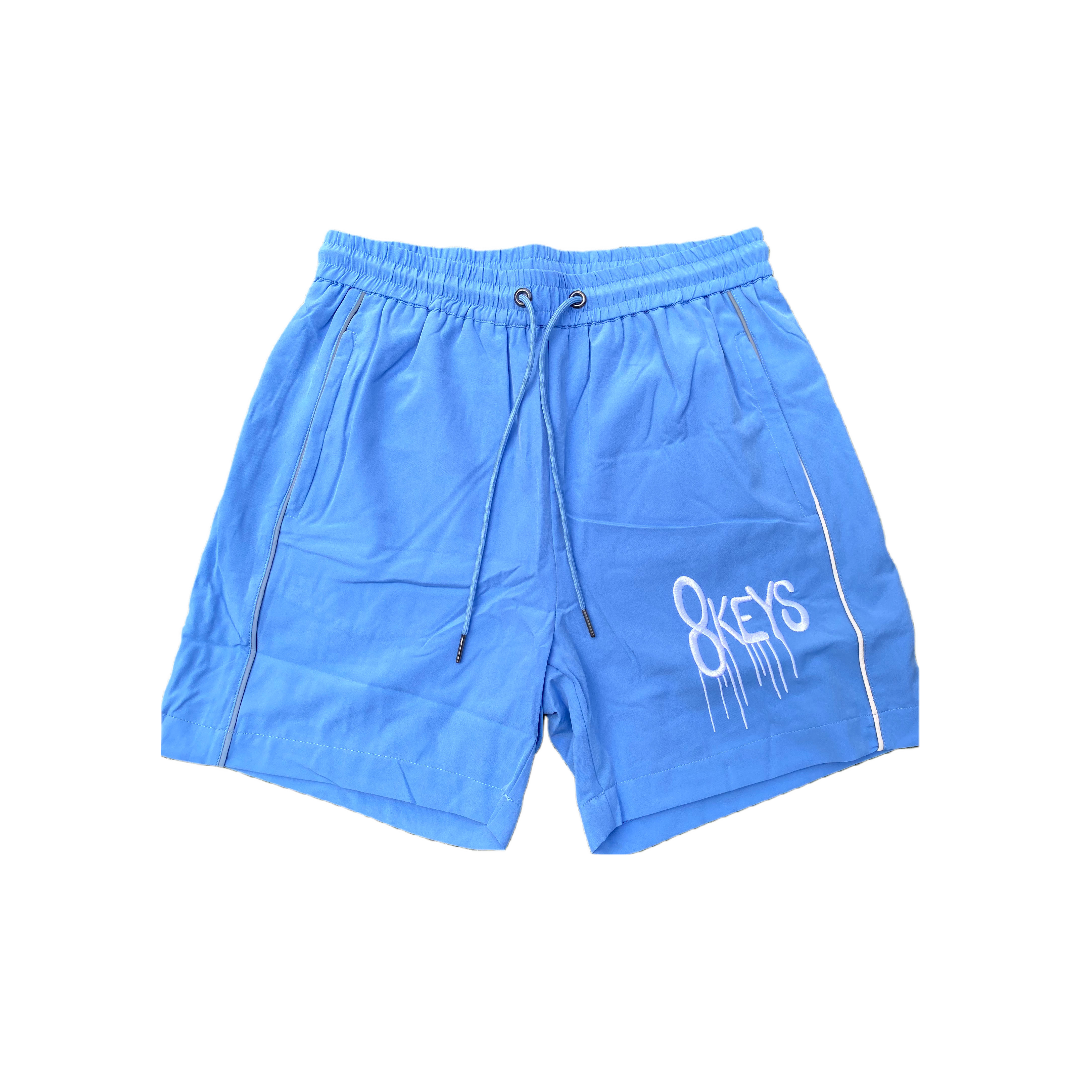 Baby Blue Nylon Shorts