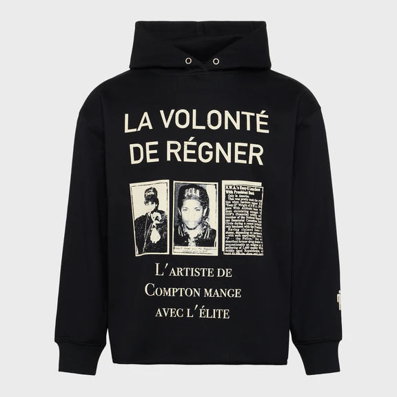 WHITE HOUSE ARTICLE HOODIE BLACK