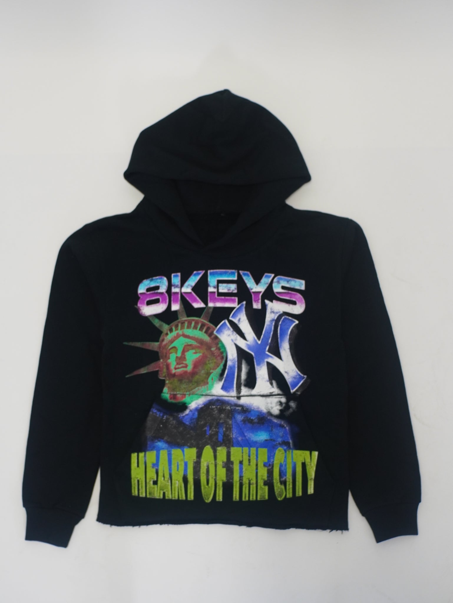 Black heart of the city hoodie