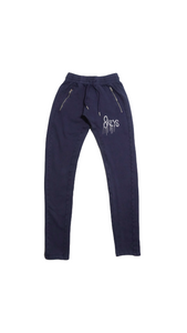 Navy blue acid wash sweatpants
