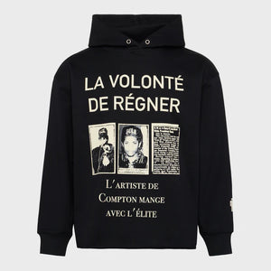 WHITE HOUSE ARTICLE HOODIE BLACK