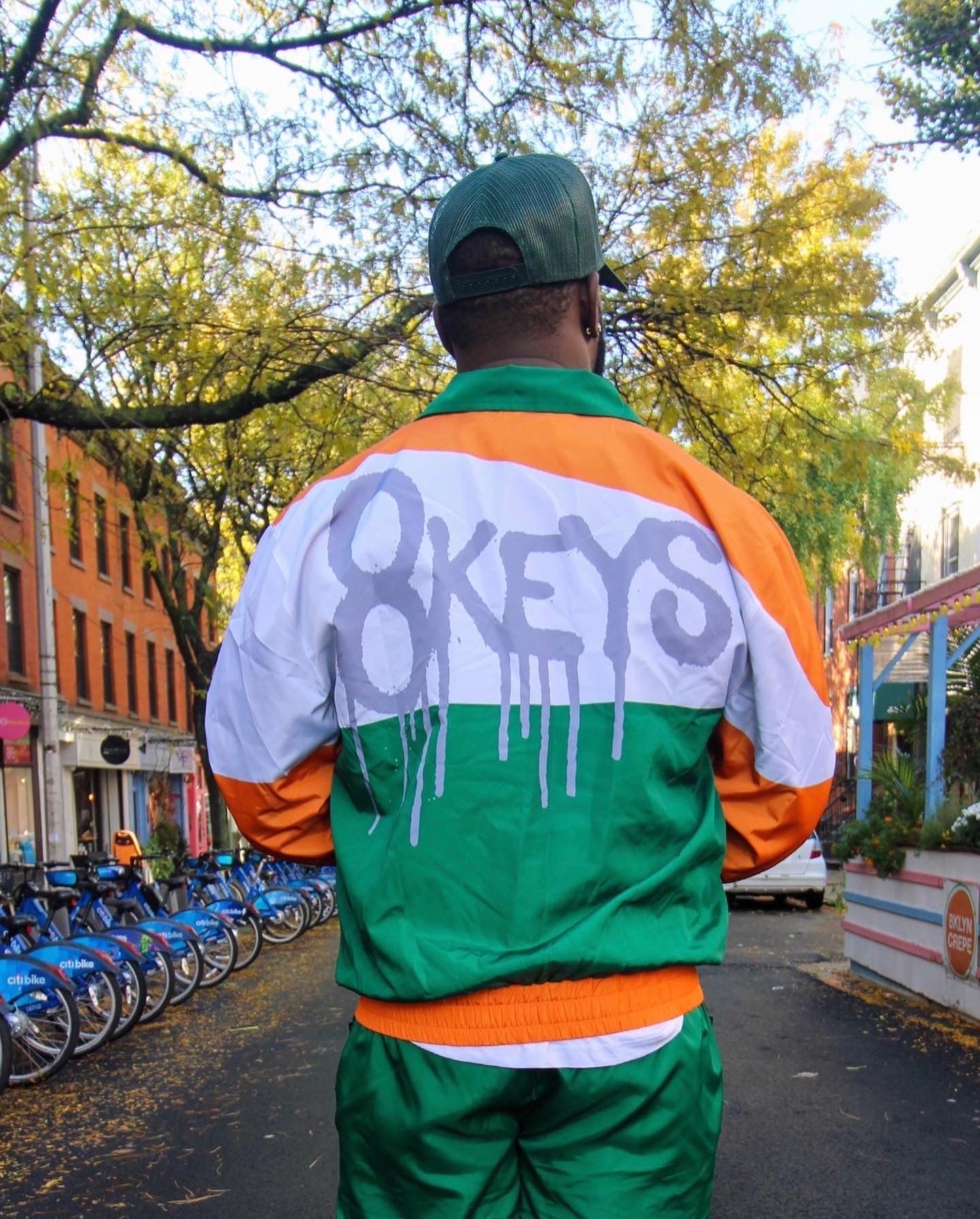 Green word series tracksuit