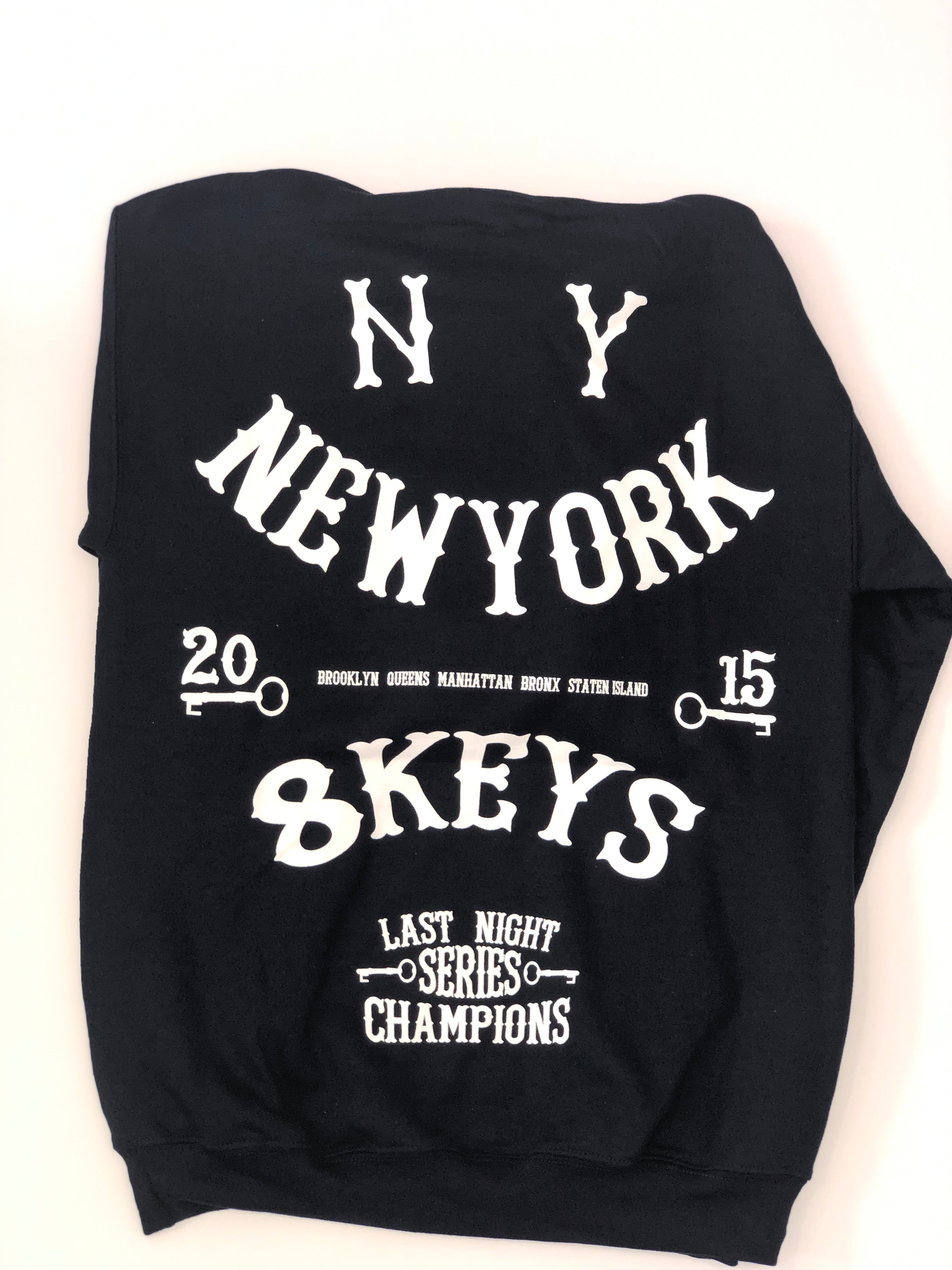 8keys drip hoody navy/white
