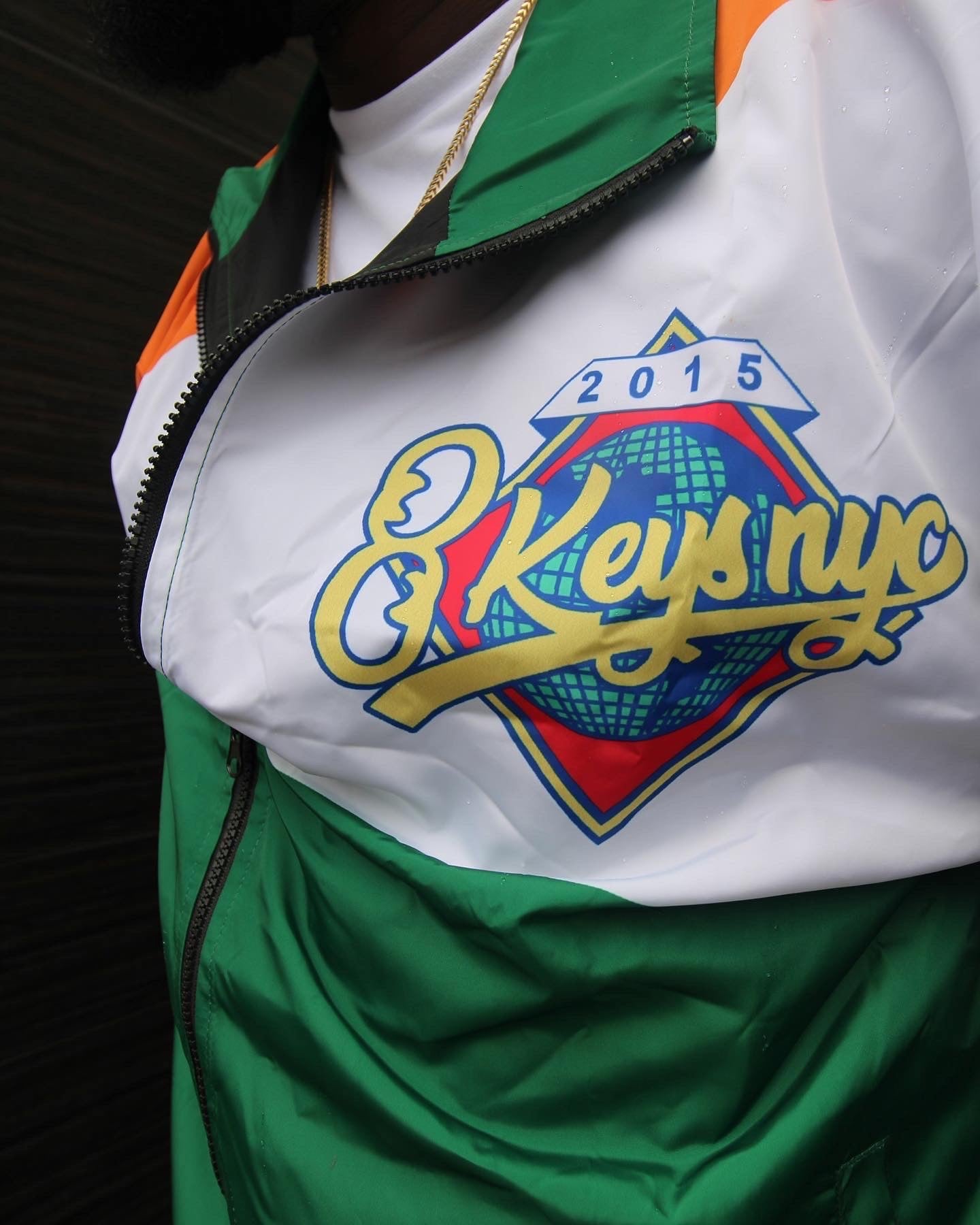 Green word series tracksuit