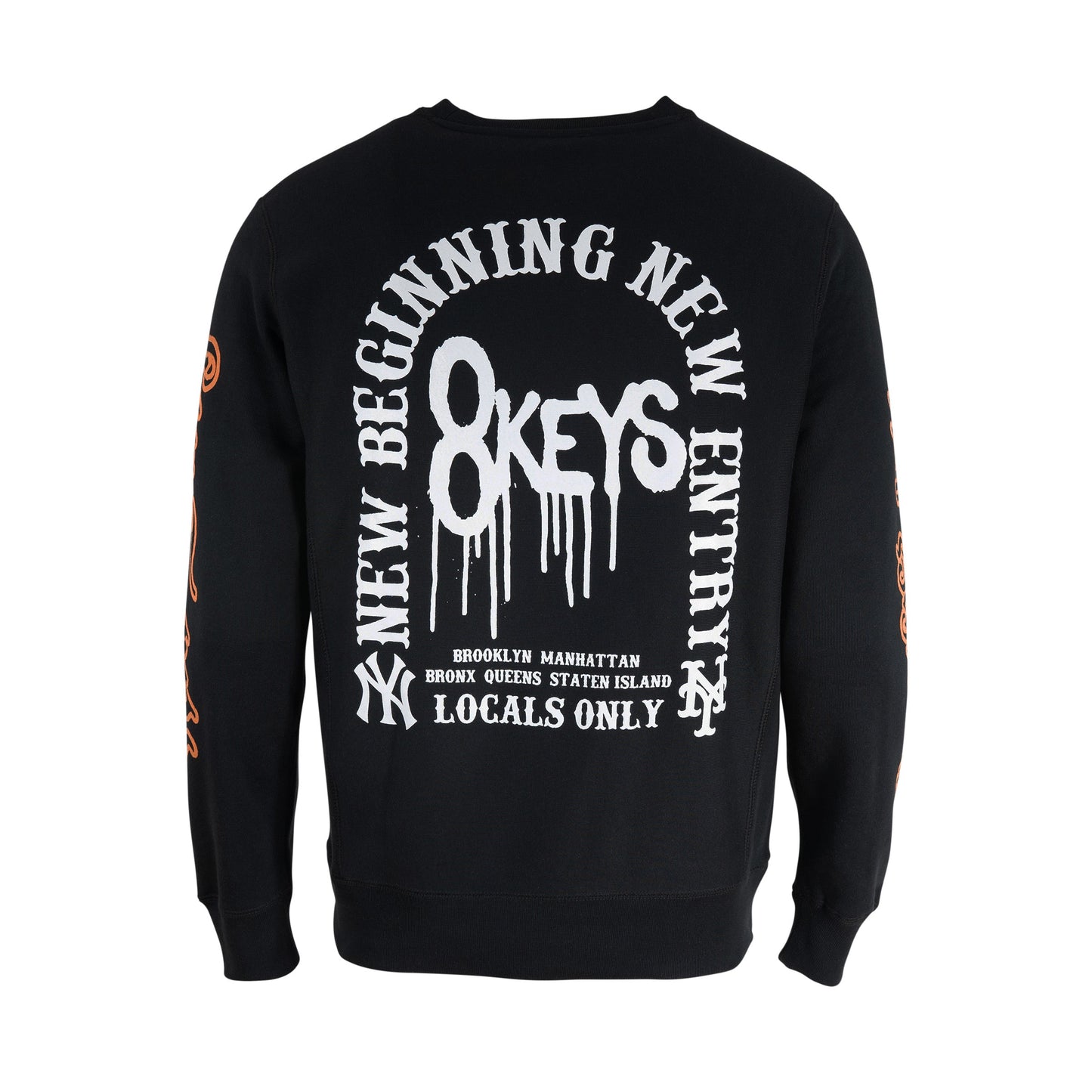 Black local only crewneck sweater