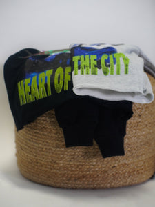 Black heart of the city hoodie